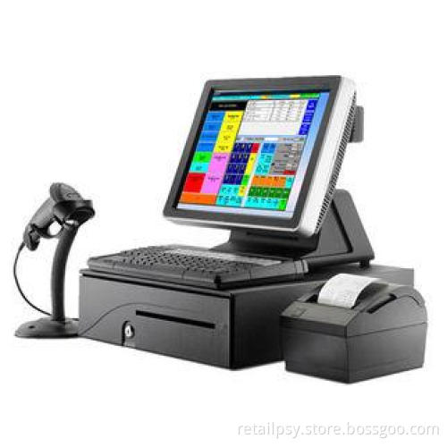 Touch screen cash registers for restaurant , all in one poi